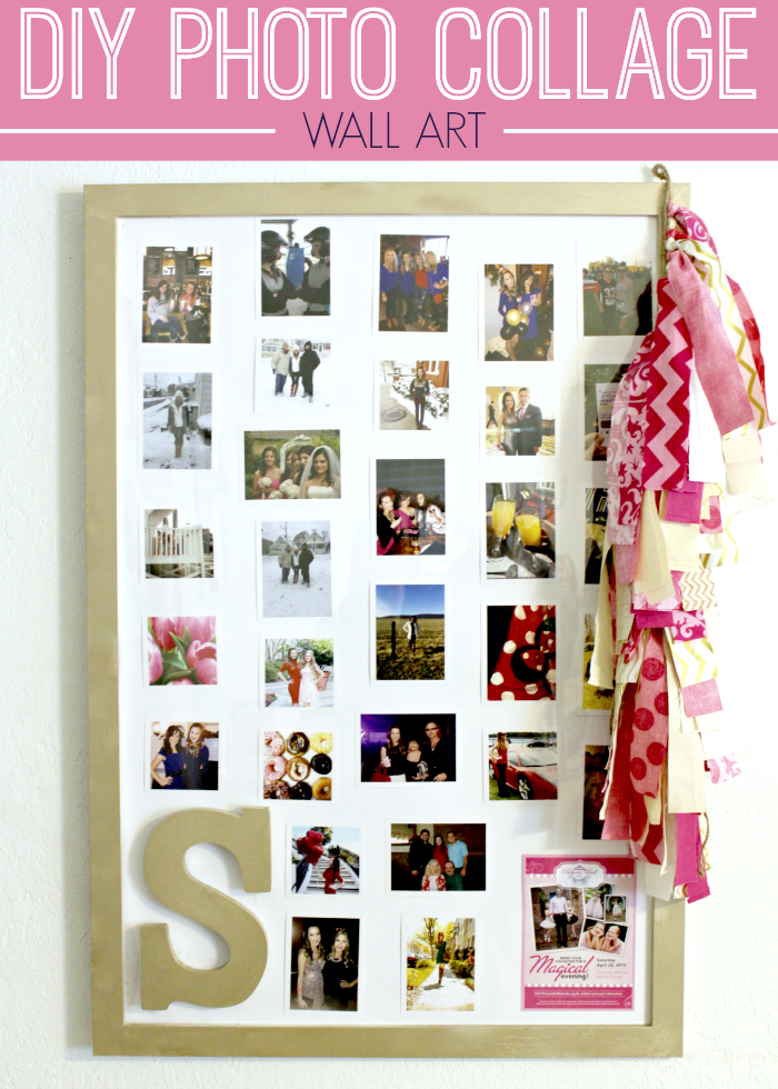 DIY Photo Collage Wall Art Tutorial