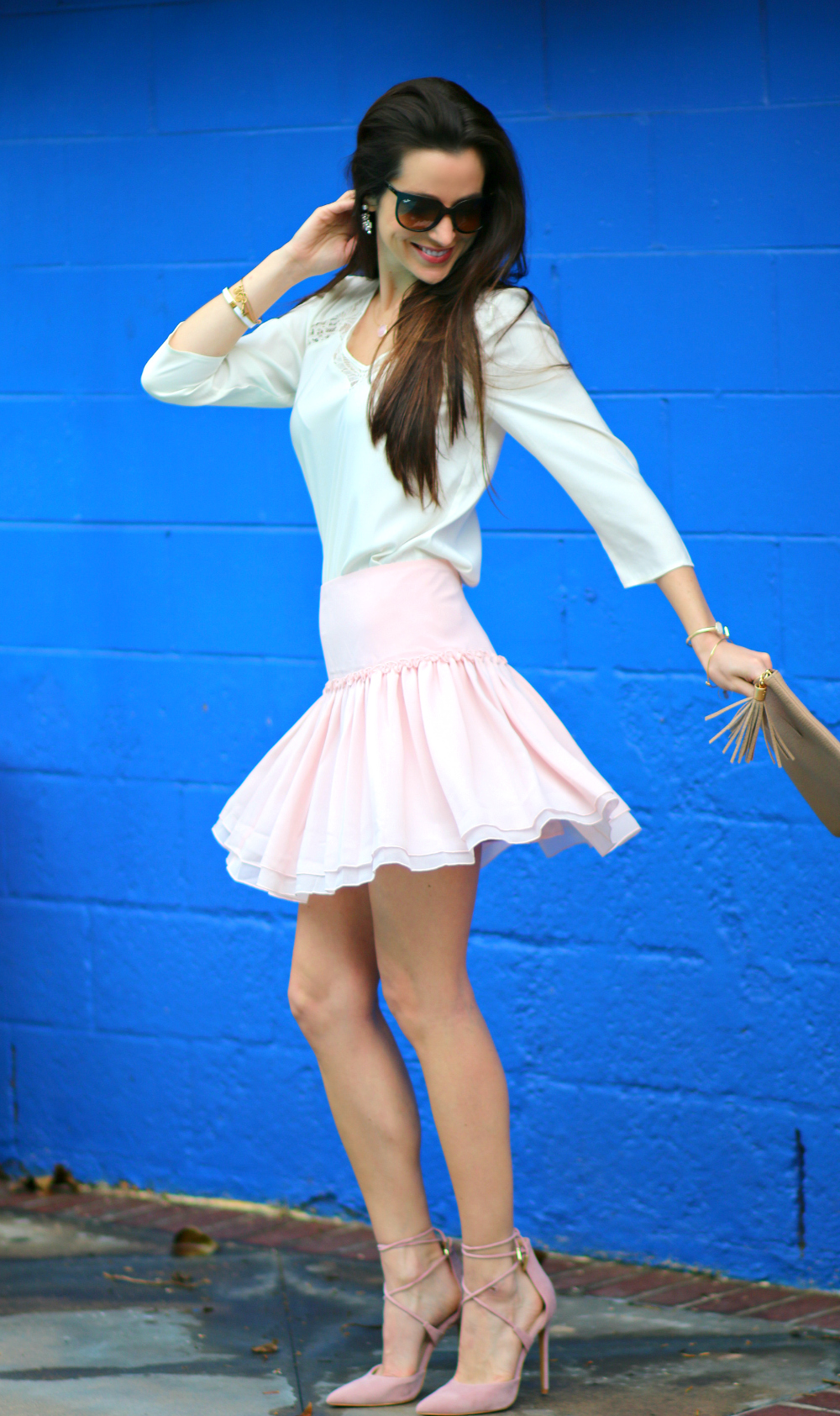 Pink DropWaist Skirt Diary of a Debutante