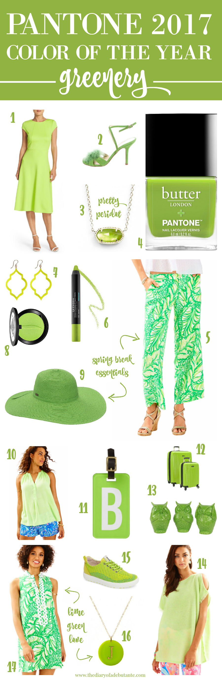 How to Wear Pantone Greenery | Diary of a Debutante