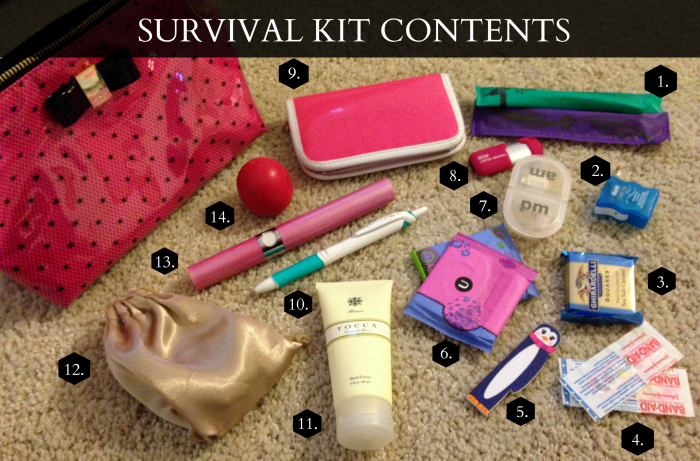 Create Your Own Female Survival Kit Beauty Queen Survival Kit U By Kotex Ubykotexstars