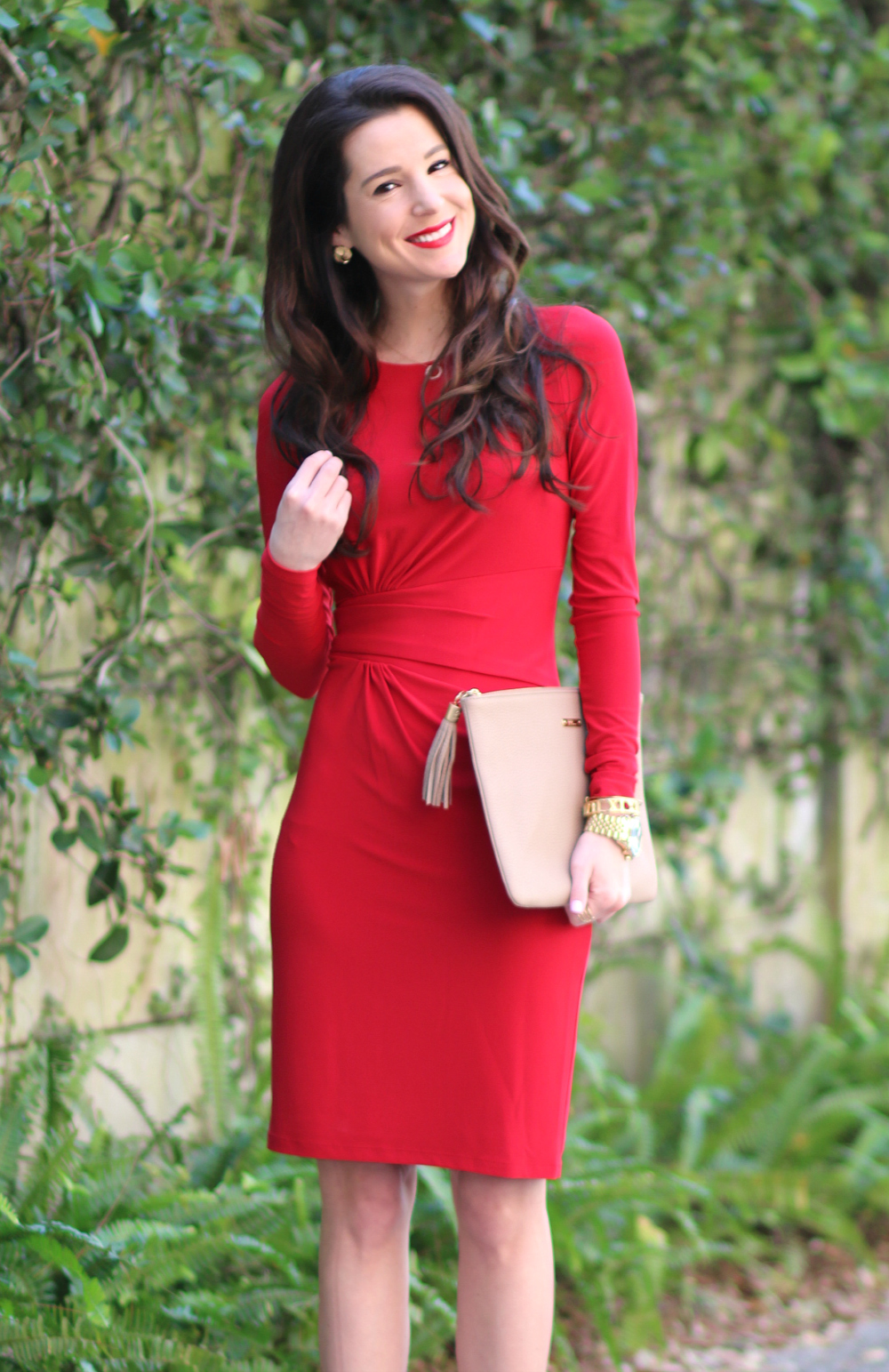 Ralph Lauren Red Crowneck Dress - Diary of a Debutante