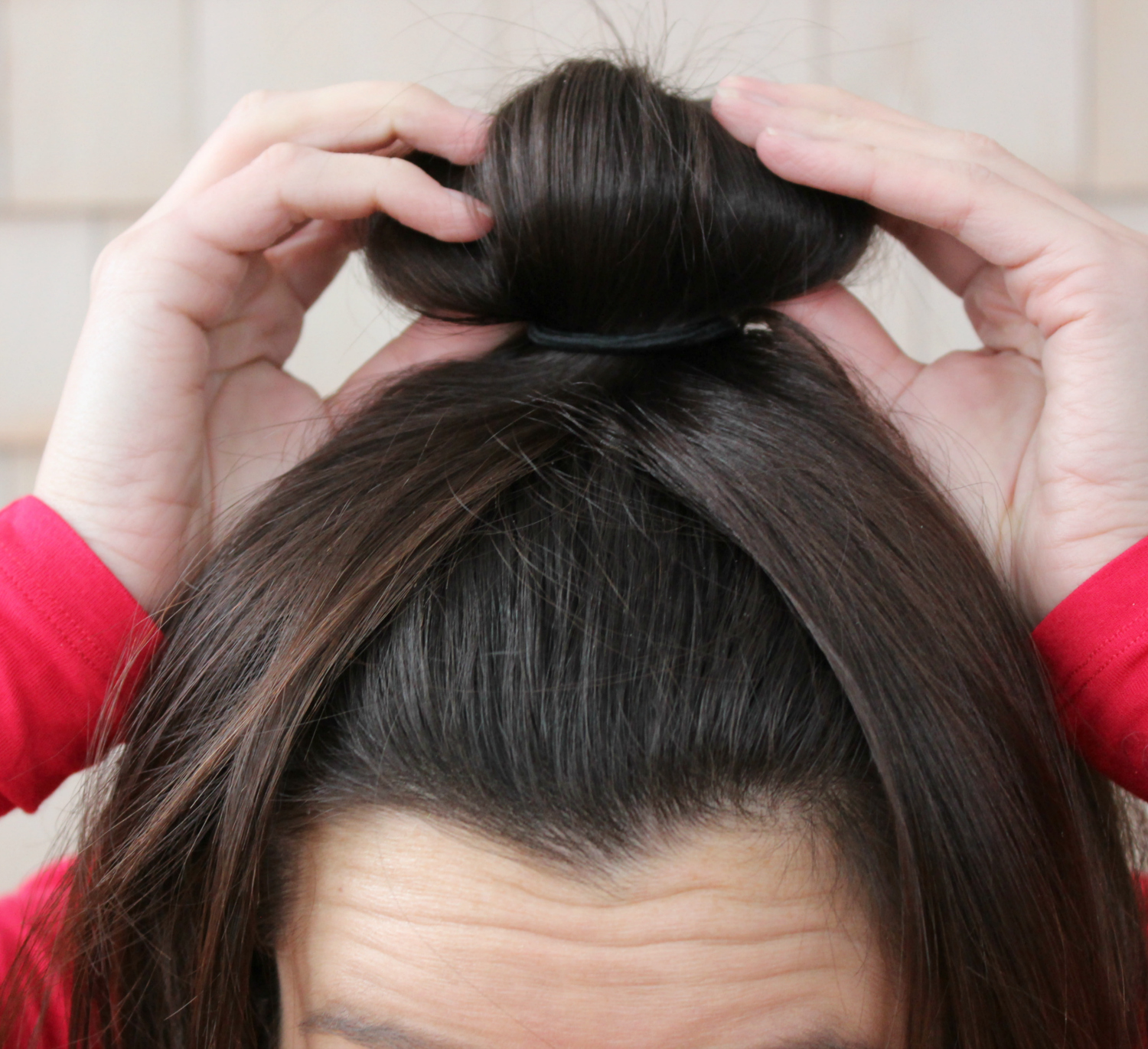 Sleek High Sock Bun Tutorial Diary Of A Debutante